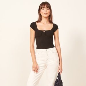 NWT Reformation Loren Body Suit XS